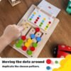 LiKee No-Lose-Parts Wooden Color Matching Slide Puzzle for 3+ Years Old, Montessori Learning Toys for Toddlers Fine Motor Skills, Board Games for Kids Boys Girls Birthday Party Plane Travel Road Trip - Image 5