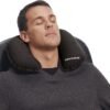 SwissGear Quick-Inflate Travel Neck Pillow in Black for Neck Pain, Headaches, Muscle Recovery, Travel, Sleep, Leisure - Image 2