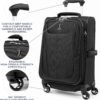 Travelpro Maxlite 5 Softside Expandable Carry on Luggage with 4 Spinner Wheels, Lightweight Suitcase, Men and Women, Black, Compact Carry on 20-Inch - Image 2