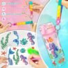 EDsportshouse Decorate Your Own Water Bottle Kits for Girls Age 4-6-8-10,Mermaid Painting Crafts,Fun Arts and Crafts Gifts Toys for Girls Birthday Christmas(Mermaid) - Image 3