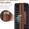SHOWKOO Luggage Sets 3 Piece Hardside Expandable Suitcase with Double Spinner Wheels Tsa Lock, (Black, 5 piece set) - Image 8