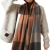 Tartan Plaid Scarves for Women Winter,Long Scarves for Women with Fringe,Super Soft Scarf for Women Winter