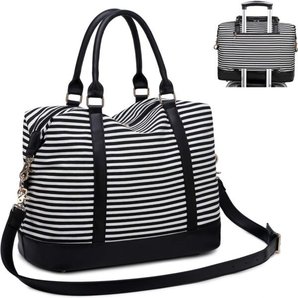 CAMTOP Women Ladies Travel Bag Canvas Weekend Overnight Carry On Luggage Bags