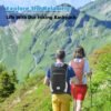 Hiking Backpack 10L Small Travel Backpack Lightweight Daypack Foldable Hiking Backpack Packable Camping Hiking Backpack for Women Men (Black) - Image 7