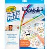 Crayola Color Wonder Mess Free Fingerprint Ink Painting Activity Set, Finger Painting Alternative, Toddler Coloring, Gift, 3+