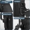 Xxeciz Water Bottle Carrier Bag for Hydro Flask Travel 40/32 oz Tumbler with Phone Pocket, Nylon Water Bottle Holder with Strap Water Bottle Sling Pouch for Hydro Flask Cup Accessories - Image 7