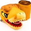Jurassic World Dinosaur Head Armrest Buddy Stuffed Plush Traveling Toy with Blanket 13” - Kids Ultimate Travel Pillow Companion Set (T Rex)