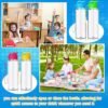 Mifoci 40 Pieces Water Bottles for Kids Bulk 17 oz Sport Drink Bottles with Handle Strap Adults Kids Reusable Large Water Bottles with Leak Proof Flip Top for Party Outdoor Children School Classroom - Image 4