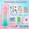 EDsportshouse Decorate Your Own Water Bottle Kits for Girls Age 4-6-8-10,Mermaid Painting Crafts,Fun Arts and Crafts Gifts Toys for Girls Birthday Christmas(Mermaid) - Image 4