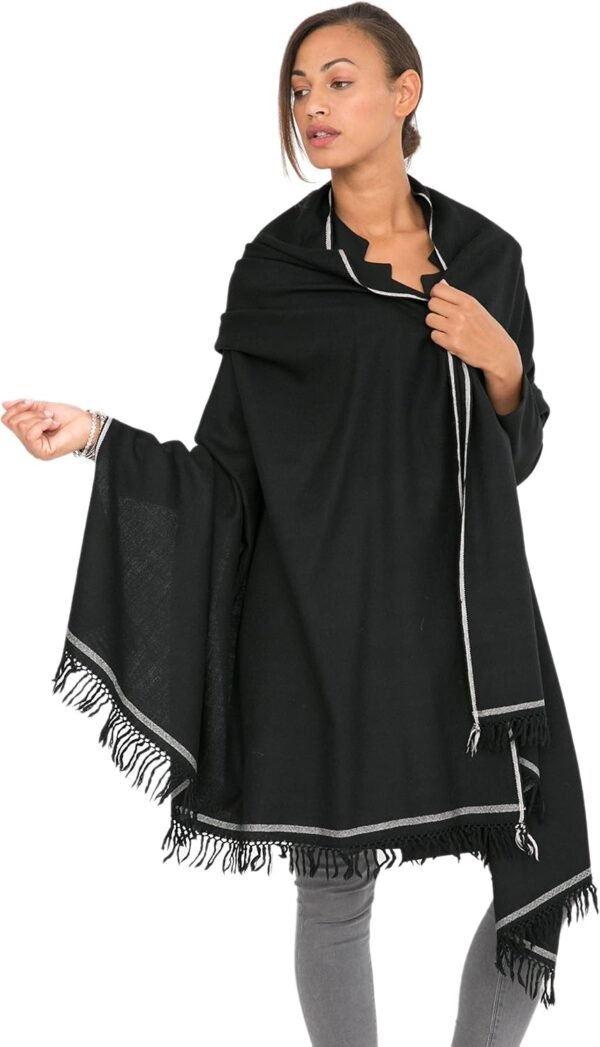 likemary Pashmina Shawls and Wraps for Women - Travel Blanket Scarf - Warm & Large Wool Wrap - Handmade Gift