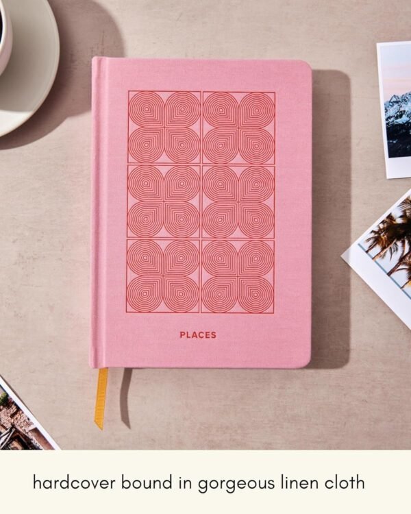 Kunitsa Co. Travel Journal - Guided Notebook for Travelers to Plan & Reflect on Vacations & Trips. Keepsake Travel Gift, Lavender Pink - Image 7