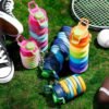 5 Pcs Collapsible Water Bottles 16 oz Portable Foldable Water Bottles Silicone Leak Proof Travel Water Bottle Reusable Sports Water Bottle with Metal Clip for Camping Hiking Travel (Mixed Color) - Image 7