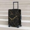 Black Marble Luggage Suitcase Covers Elastic Washable Marbling Texture Luggage Protector Travel Suitcase Protective Cover For Kid And Adult, S (Fit 18-21 Inch Luggage) - Image 8