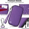 BKNOOU Passport Holder Family Rfid Blocking Travel Document Organizer,Travel Passport Wallet Waterproof Multiple Passport Holder for Traveling,Passport Organizer for Men Women - Image 7