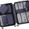 BAGAIL 8 Set Packing Cubes Luggage Packing Organizers for Travel Accessories-Indigo - Image 7