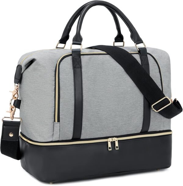 CAMTOP Women Ladies Travel Weekender Bag Overnight Duffel Carry-on Tote Bag fit 15.6 Inch Laptop Computer - Image 9