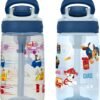 Contigo Paw Patrol Kids 14oz Plastic Water Bottles, Aubrey Design with Spill-Proof Lid, Silicone Straw, 2-Pack, Convenient for Travel/Home/School Use, Dishwasher Safe - Image 9