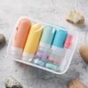 16 Pack Travel Bottles Set - TSA Approved Leak Proof Silicone Squeezable Containers for Toiletries, Conditioner, Shampoo, Lotion & Body Wash Accessories (16 pcs/White Pack) - Image 2
