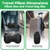 Inflatable Lumbar Pillow for Airplane Travel - Travel Lumbar Pillow - Inflatable Lumbar Pillow - Inflatable Lumbar Support - Suitable for Men and Women of all Ages - (FREE TRAVEL EBOOK) - Image 4