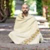 Meditation Shawl or Blanket, Exotic Shawl/Wrap, Oversize Scarf or Stole. Unisex - Image 2