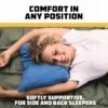 Wise Owl Outfitters Camping Pillow - Camping Essentials and Travel Pillow for Airplanes, Camping, and Travel - Memory Foam Washable Pillow - Small/Medium - Image 6