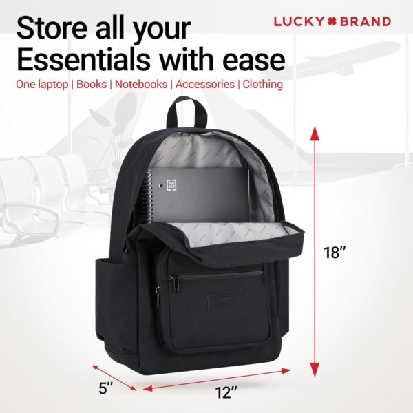 Lucky Backpack for Men, Premium Laptop Backpack, Travel Backpack for Women, Lightweight Backpacks, Comfortable Mens Back Pack - Image 5