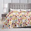 (Chicken Pattern) Print Fall Throw Blanket Personalized Soft Flannel Blanket for Bed Couch Sofa, Blanket for Lightweight Fuzzy Cozy Blankets for Travel Office Home 50"X40" - Image 6
