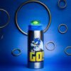 Zak Designs Sonic the Hedgehog Water Bottle for Travel and At Home, 19 oz Vacuum Insulated Stainless Steel with Locking Spout Cover, Built-In Carrying Loop, Leak-Proof Design (Sonic) - Image 3
