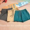 BRISIRA Mens Swim Trunks Swim Shorts Quick Dry 5 inch Inseam Beach Shorts with Compression Liner and Zipper Pocket - Image 3
