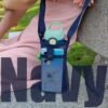 3Pcs Water Bottle Holder with Adjustable Shoulder Strap Water Bottle Carrier Mesh Water Bottle Bag Lightweight Dog Water Bottle Sleeve Crossbody Water Bottle Pouch (Navy/Korean blue/purple) - Image 4