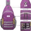 G4Free Sling Bag RFID Blocking Crossbody Backpack Travel Chest Bag Hiking Daypack for Women Men Outdoor Sports - Image 4