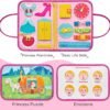 Freebear Busy Board Toddler Travel Toys Quiet Book Sensory Toys for Toddlers 1 2 3 4, Montessori Toys for Toddler Activities Board, Educational Toys for 3 4 Year Old Girls Boys Gift, Princess - Image 5