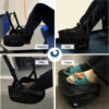2-in-1 Airplane Footrest Pillow - Inflatable Travel Foot Hammock & Cushioned Foot Pad for Ultimate Comfort on Flights, Travel Accessories, Portable Foot Rest for Flights - Image 5