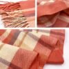 woogwin Winter Warm Plaid Scarfs for Women Long Blanket Scarf Big Grid Shawl Wrap - Image 4