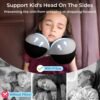 COOLBEBE Kids Travel Neck Pillow for Airplane, Toddler Neck Pillow for Traving, Comfortably Double Support for Head, Neck, and Chin, Travel Gifts for Children(1, Black) - Image 5