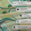 Tennis Racket & Ball Blanket | Soft Warm Fuzzy Lightweight Flannel Throw Blanket Perfect for Couch, Bed, Decor, Travel & Outdoor Use, Cozy Blankets for Adults Kids 60×50 in - Image 4