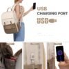 LOVEVOOK Laptop Backpack for Women Vintage Travel Backpack Purse Airline Approved 15.6 Inch Large Computer Backpack Fashion Teacher Nurse Bag for Work Business College - Image 5
