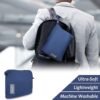 Tirrinia Travel Blanket Airplane Office Poncho 4 in 1 Premium Cozy Fleece Portable Poncho Blankets with Built-in Bag, Pocket - Image 5