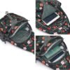 G4Free Sling Bag RFID Blocking Sling Backpack Crossbody Chest Bag Daypack for Hiking Travel(Black Base Floral) - Image 4