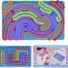 Sensory Fidget Toys for Kids Toddler Boys,Sensory Activity Board for Stress Anxiety Autistic ADHD, Calm Down Travel Airplane Essentials Toys for 3+ Year Old, Stuffers Gifts for Teen Girl