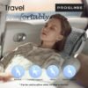 Camping Blanket Packable Soft Travel Blanket Pillow, Airplane Fleece, Luxurious Compact Design for Plane, Car, Camping, Flight Essentials & Travel Accessories in Elegant Grey Big Size 40x63 - Image 7