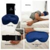 KOPI- Travel Blanket and Pillow. The Most Complete and Premium Travel Set with Pillow Memory Foam, Sleep mask, and More, Including a complimentary Soft Blanket, Best Gifts for Women and Men. - Image 5