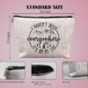 World Traveler Makeup Bag,Travelers Gift,Adventure Makeup Bag,Gifts For Women Who Like To Travel,I Haven't Been Everywhere But It's On My List - Image 5