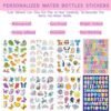 Mininoo Kids Water Bottle for School, 16oz Stainless Steel Insulated Water Bottle Kids with Straw Lid for Girls, Boys (Purple/Pink) - Image 4