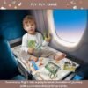 Toddler Airplane Bed - Toddler Airplane Seat Extender for Kids - Airplane Kids Bed, Kids Airplane Hammock for Toddler Airplane Travel Essentials Kids, Airplane Foot Rest - Image 3