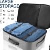 Dinictis 40L Travel Backpack Carry on Flight Approved, Backpack Suitcase for Travel, Personal Item Travel Bag fits 17 inch Laptop- Grey - Image 4