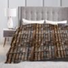 (Books) Print Fall Throw Blanket Personalized Soft Flannel Blanket for Bed Couch Sofa, Blanket for Lightweight Fuzzy Cozy Blankets for Travel Office Home 50"X40" - Image 6