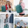 Travel Backpack for Women,United Airlines Carry on bags Travel Bag Flight Approved, with USB Charging Port, Waterproof Travel Essentials, Forest Green - Image 5