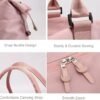 Women Tote Bag Travel Duffel Bag Carry On Luggage Bag Sports Gym Bag - Image 5