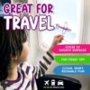 Wikki Stix for Doodlers - Kid's Travel Essential: Portable Creativity On-The-Go! Pack of 24 Wikki Stix in Neon and Primary Colors. Made in USA ! 3 & Up. - Image 3